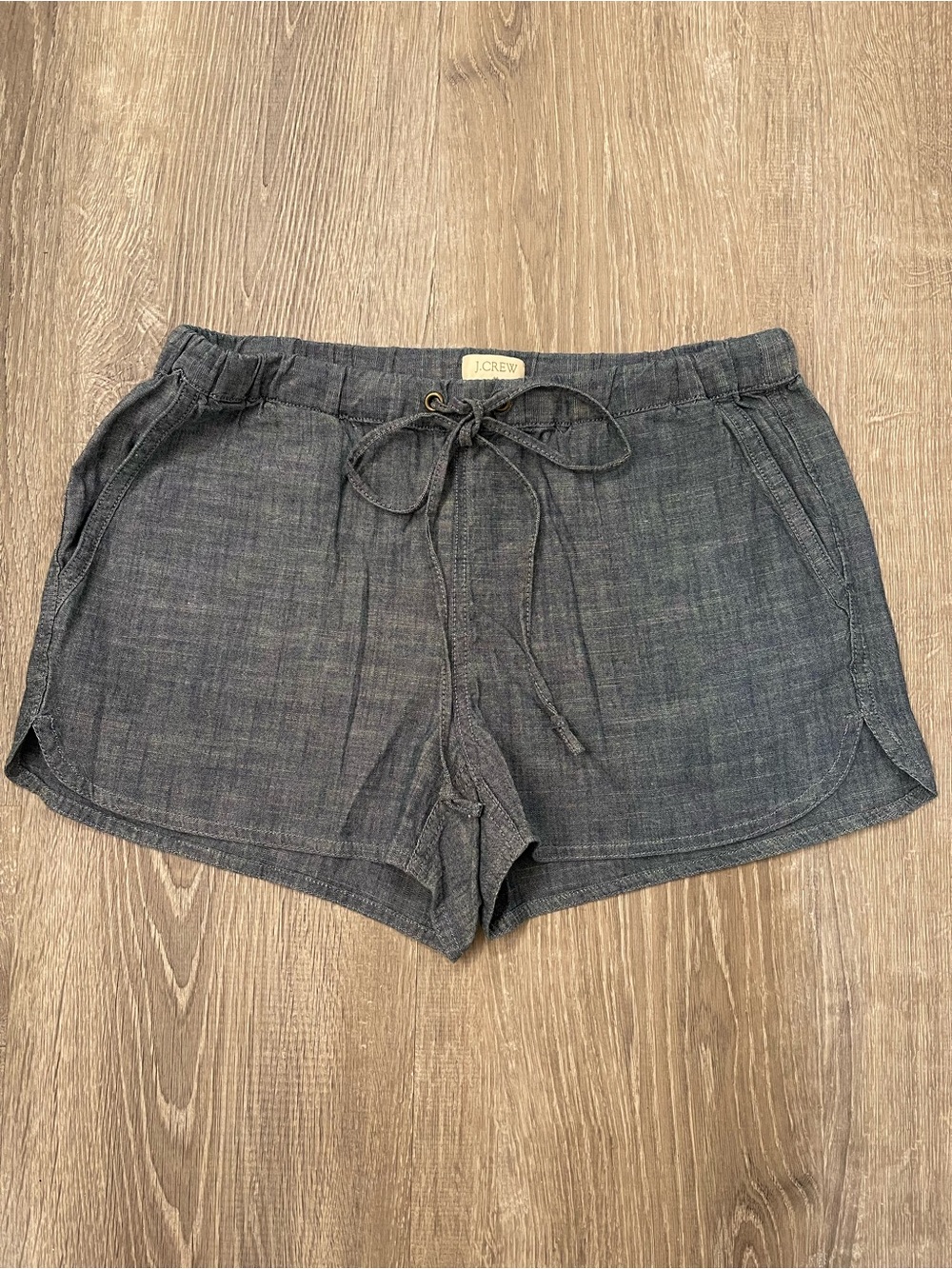 J. Crew Women’s Chambray Drawstring Shorts XXS